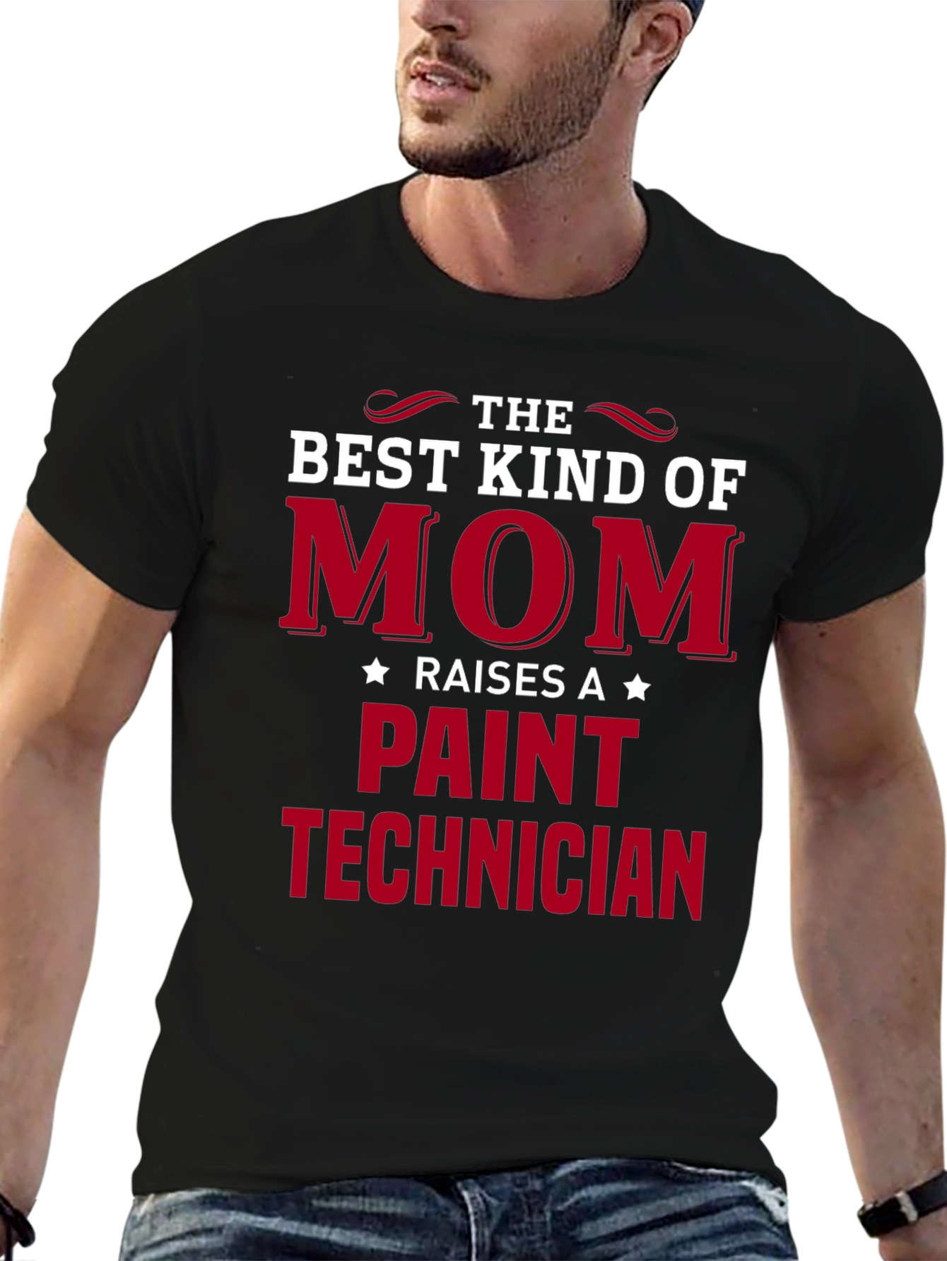 Best Kind of Mom Paint Technician T-Shirt
