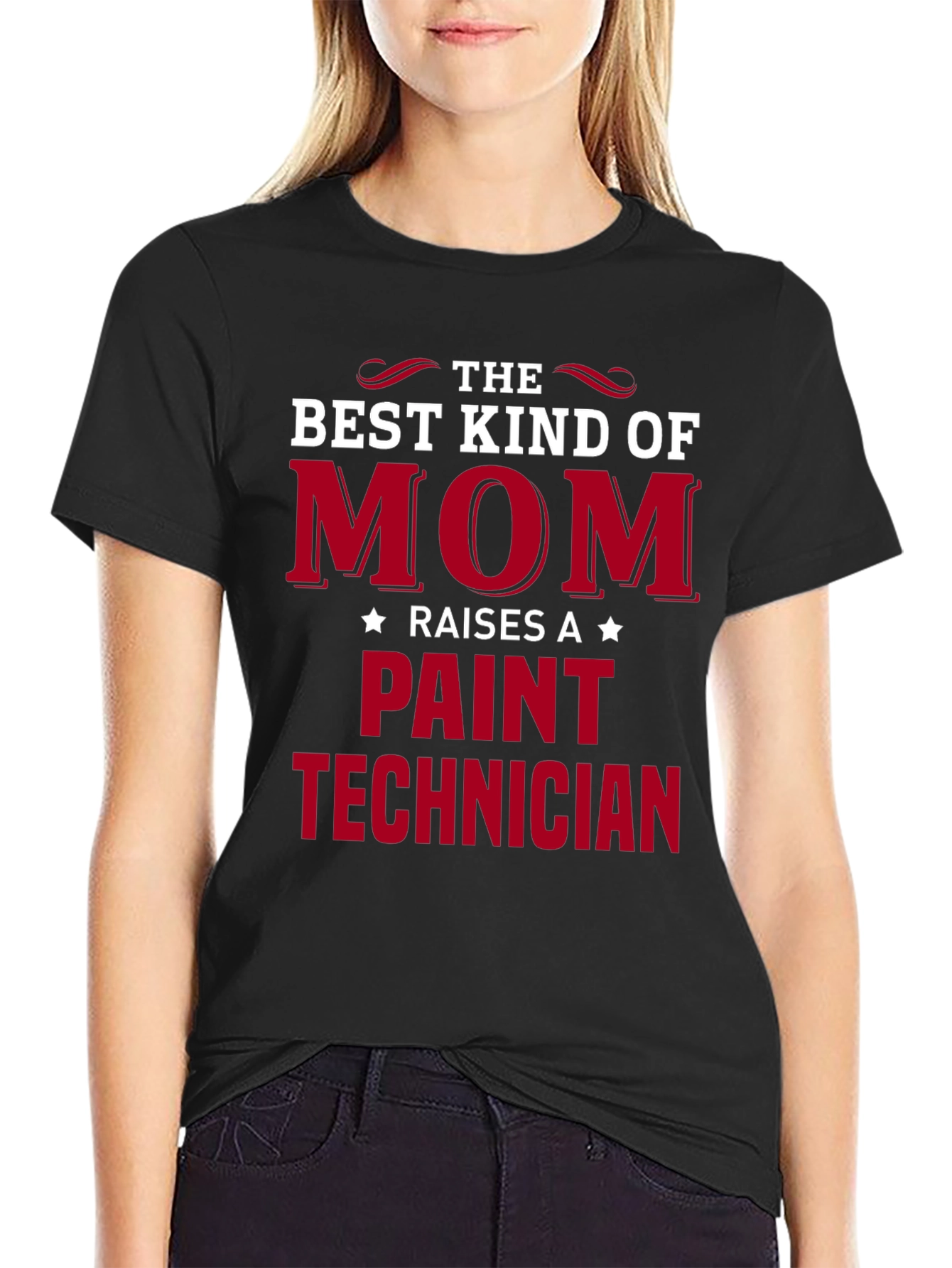 Best Kind of Mom Paint Technician T-Shirt