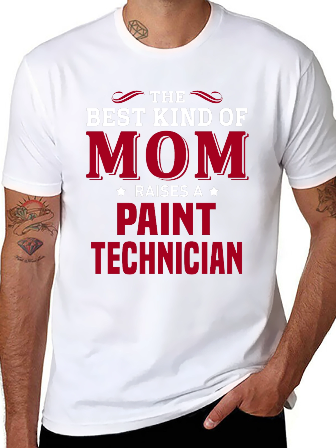 Best Kind of Mom Paint Technician T-Shirt