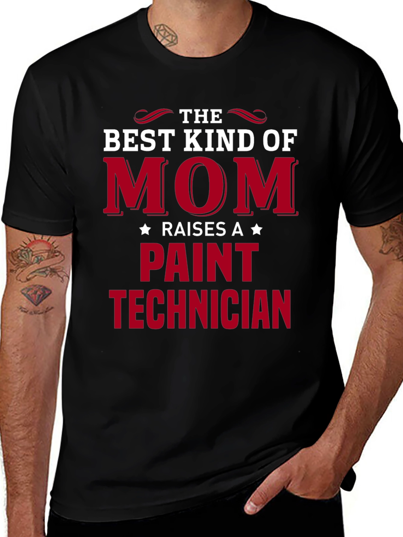 Best Kind of Mom Paint Technician T-Shirt