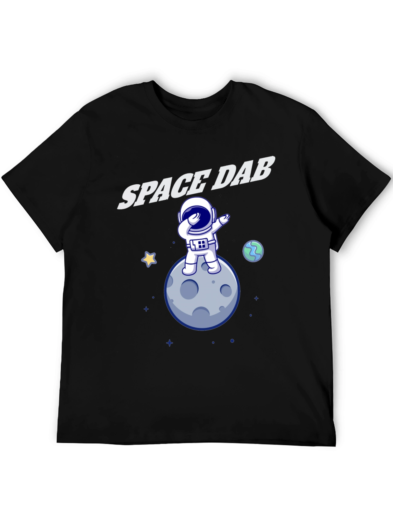 Space Dab T-Shirt - Astronaut Moon Design