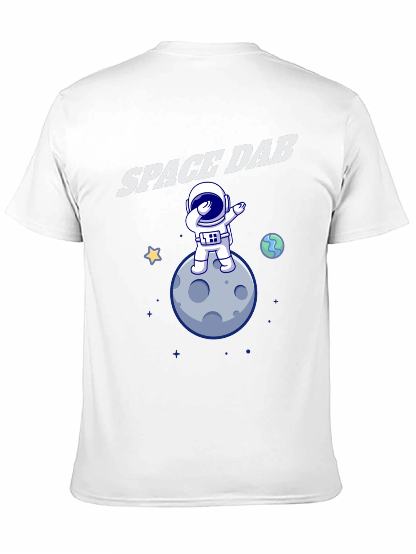 Space Dab T-Shirt - Astronaut Moon Design