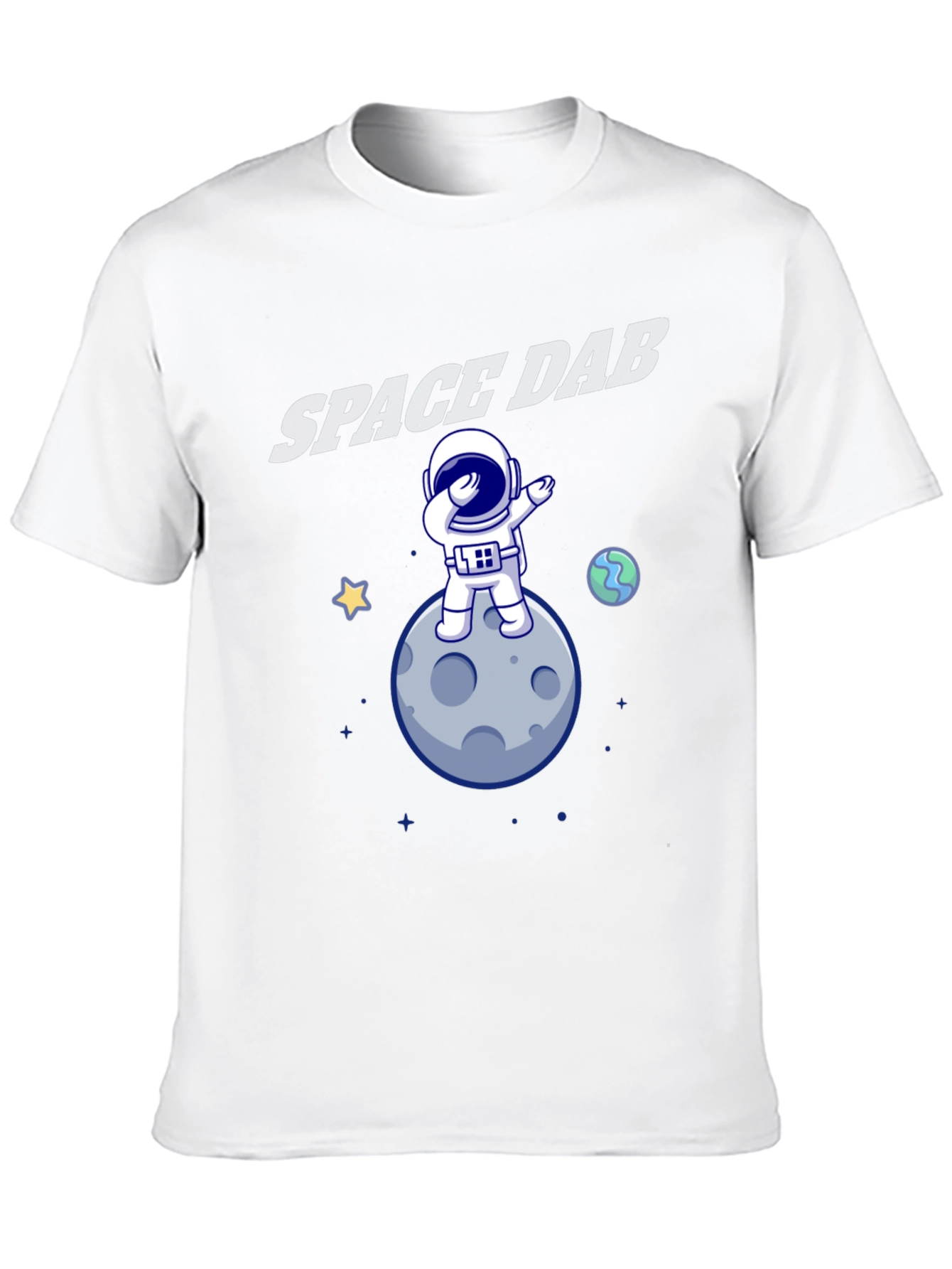Space Dab T-Shirt - Astronaut Moon Design