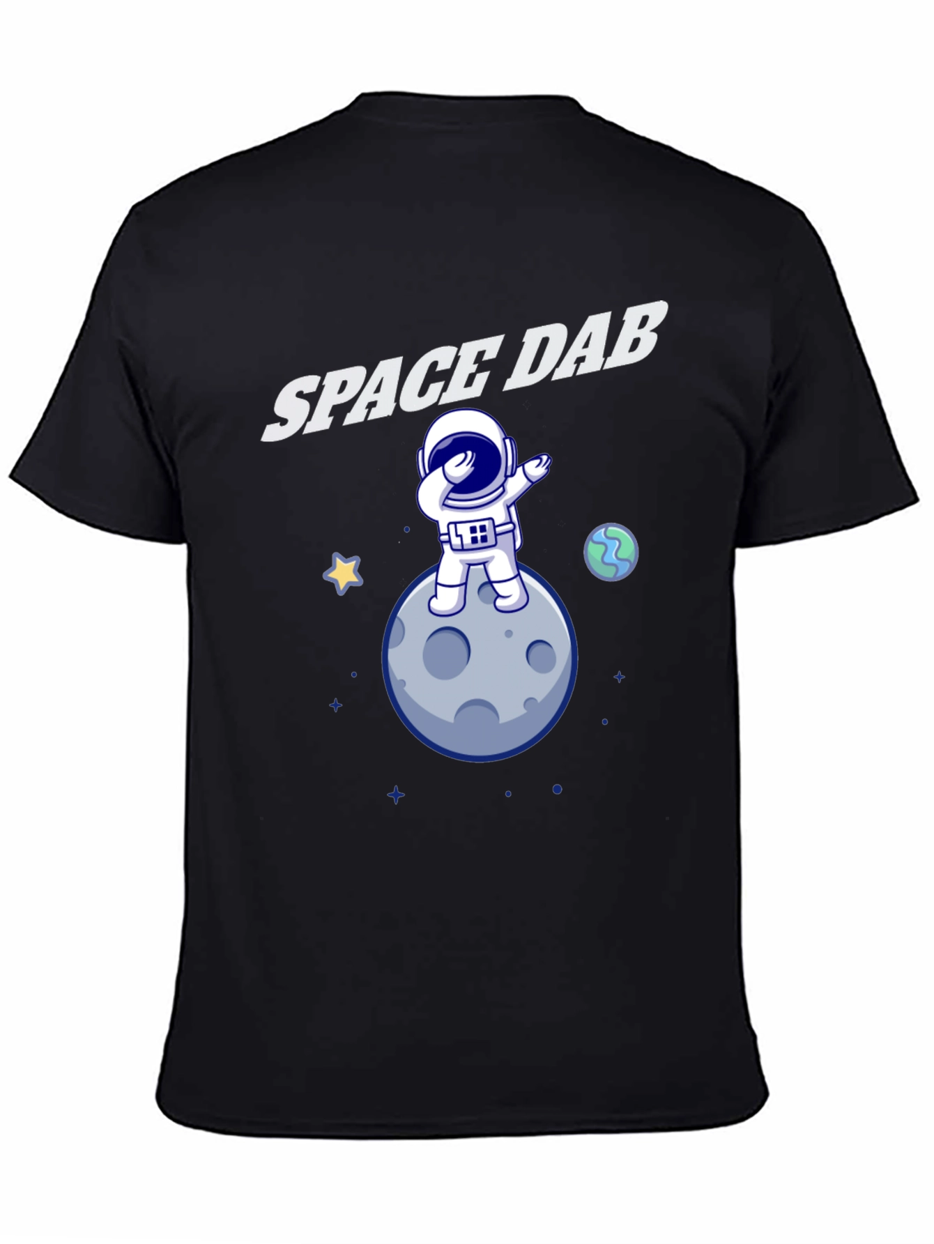 Space Dab T-Shirt - Astronaut Moon Design