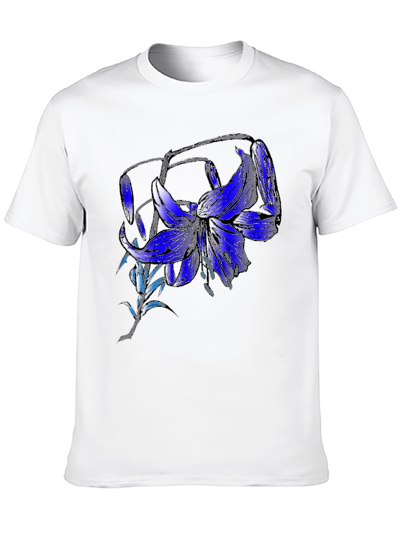 Floral Print T-Shirt - Stylish Casual Wear