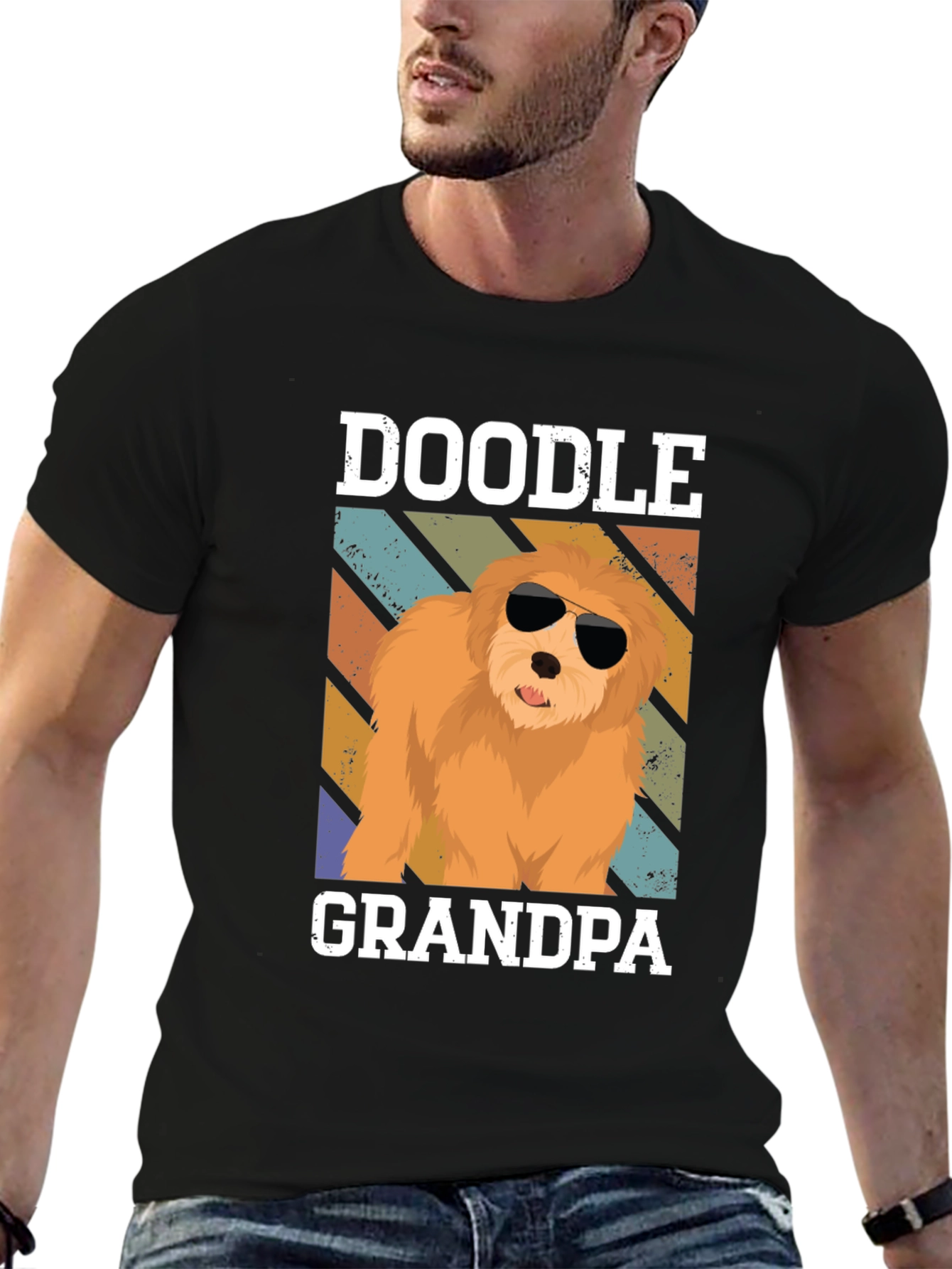 Doodle Grandpa T-Shirt - Dog Lover Gift