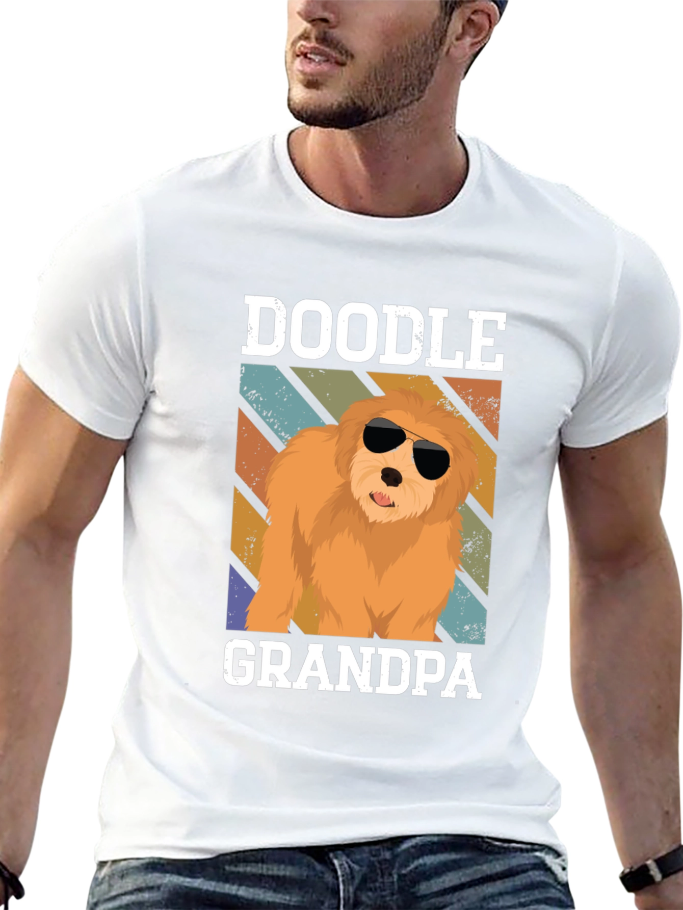 Doodle Grandpa T-Shirt - Dog Lover Gift