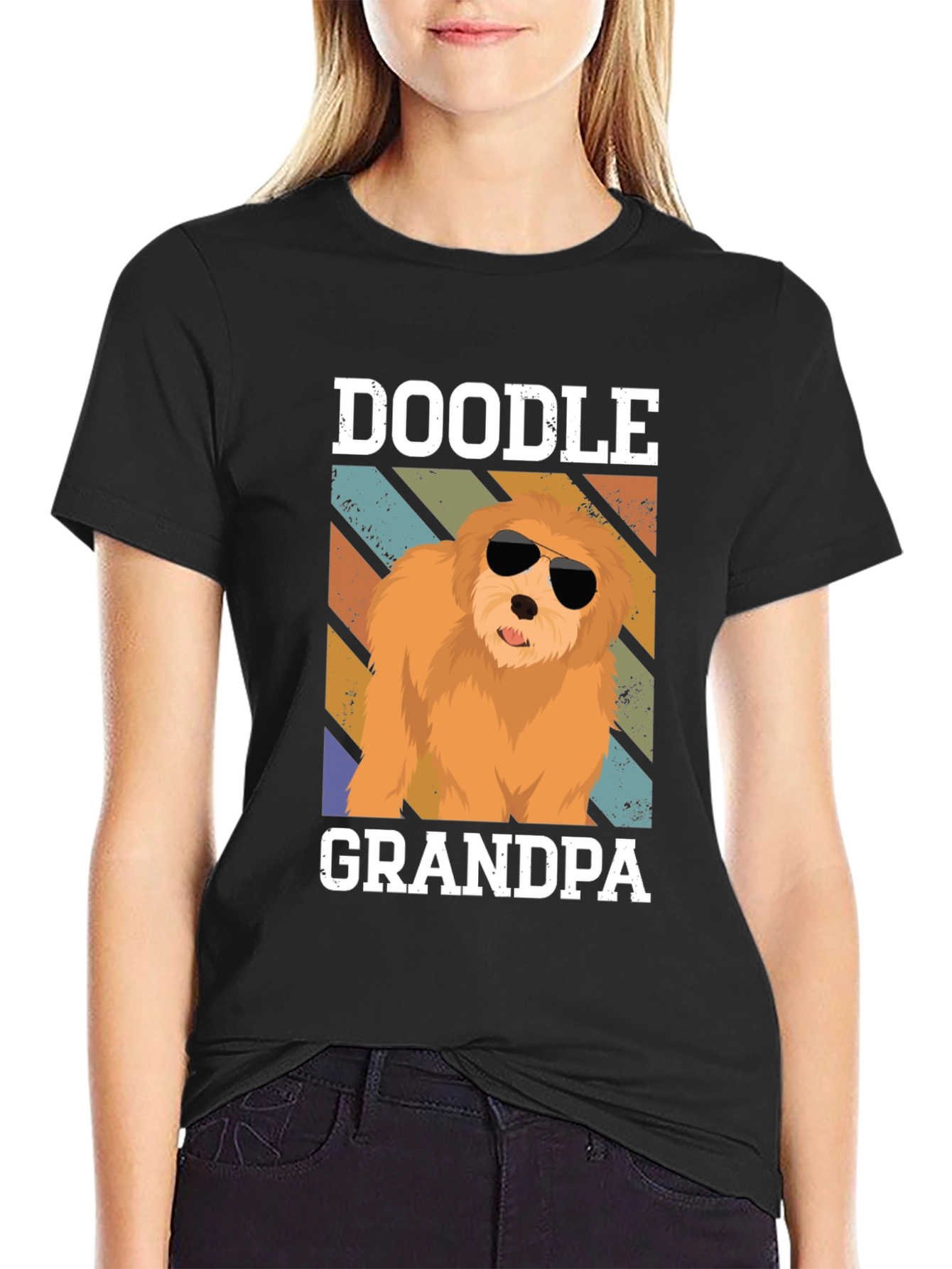 Doodle Grandpa T-Shirt - Dog Lover Gift