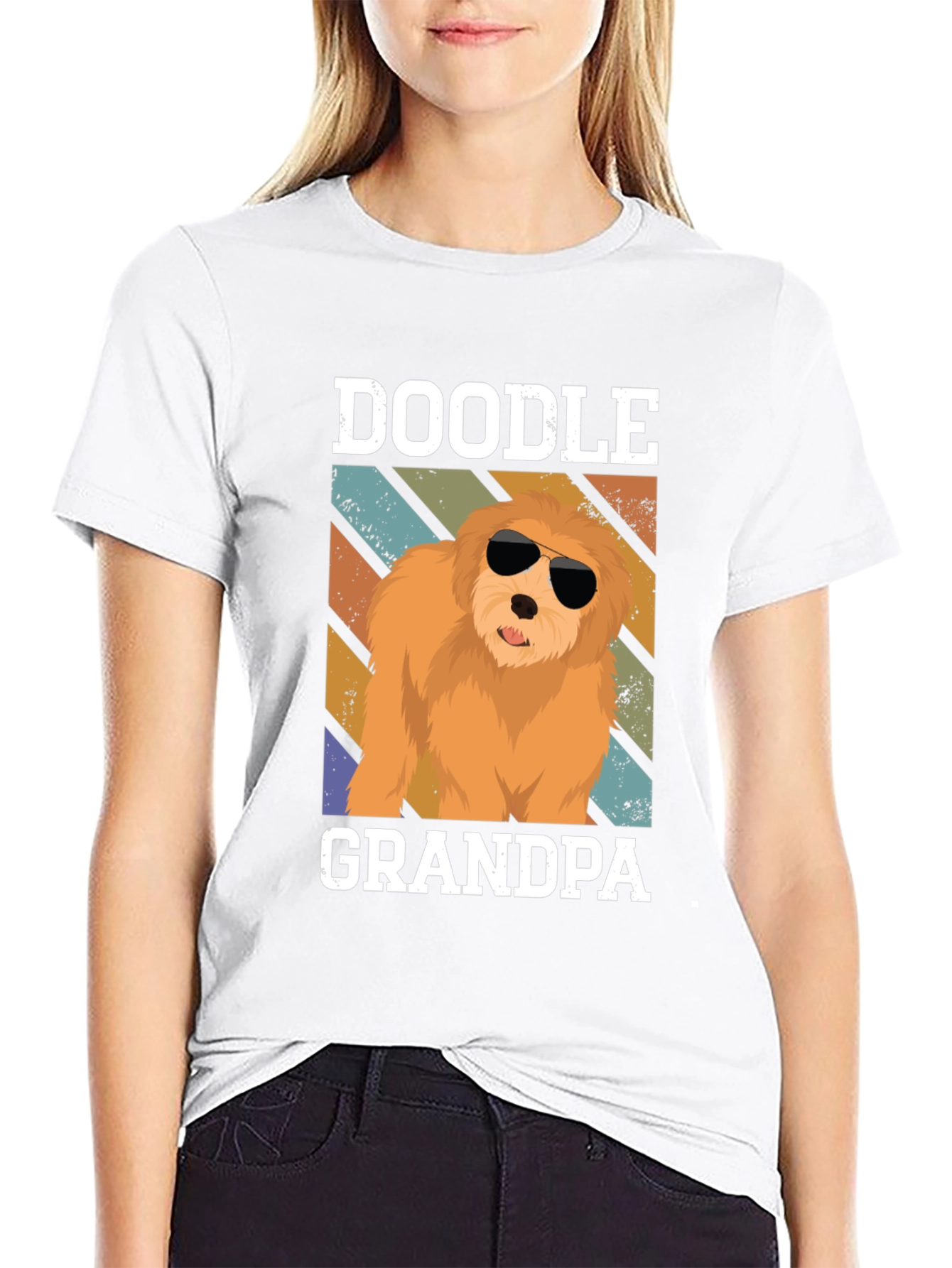 Doodle Grandpa T-Shirt - Dog Lover Gift