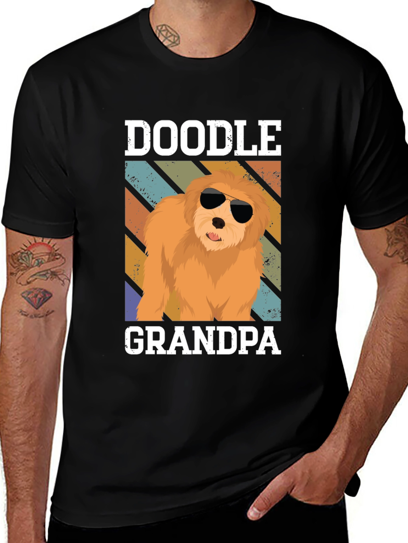 Doodle Grandpa T-Shirt - Dog Lover Gift