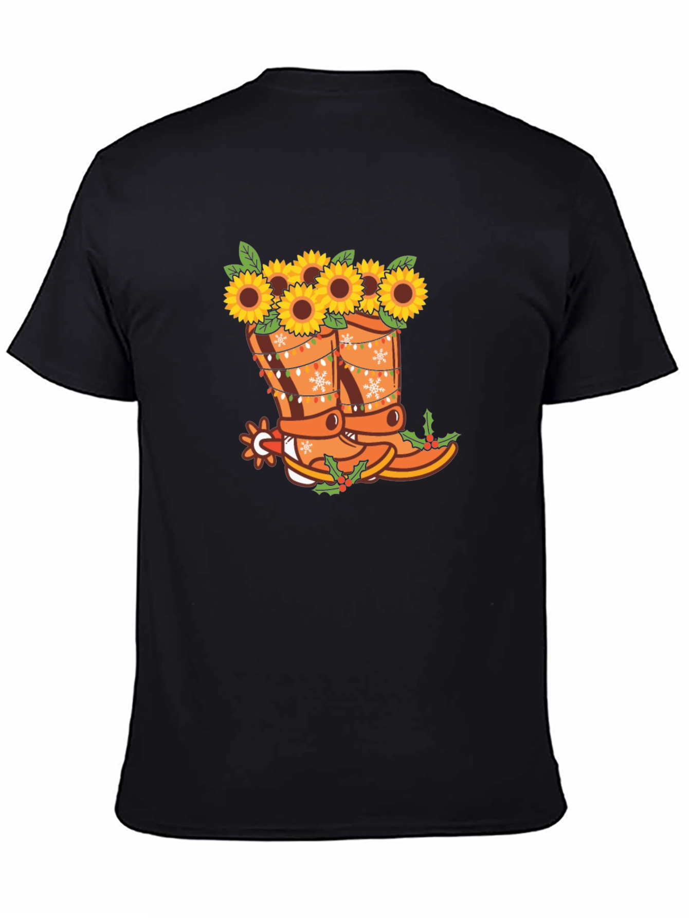 Sunflower Cowboy Boots Graphic Tee