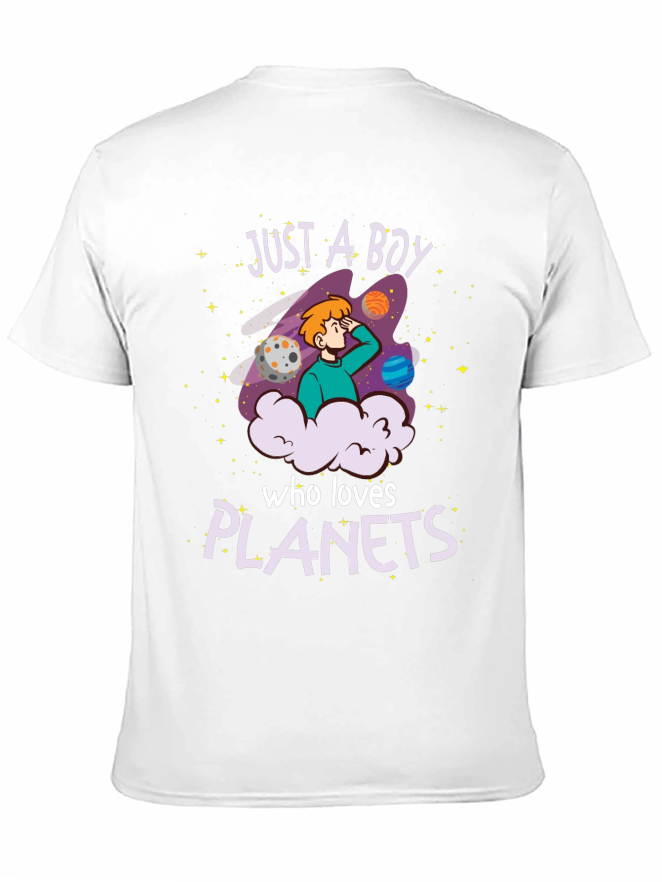 Just A Boy Who Loves Planets T-Shirt