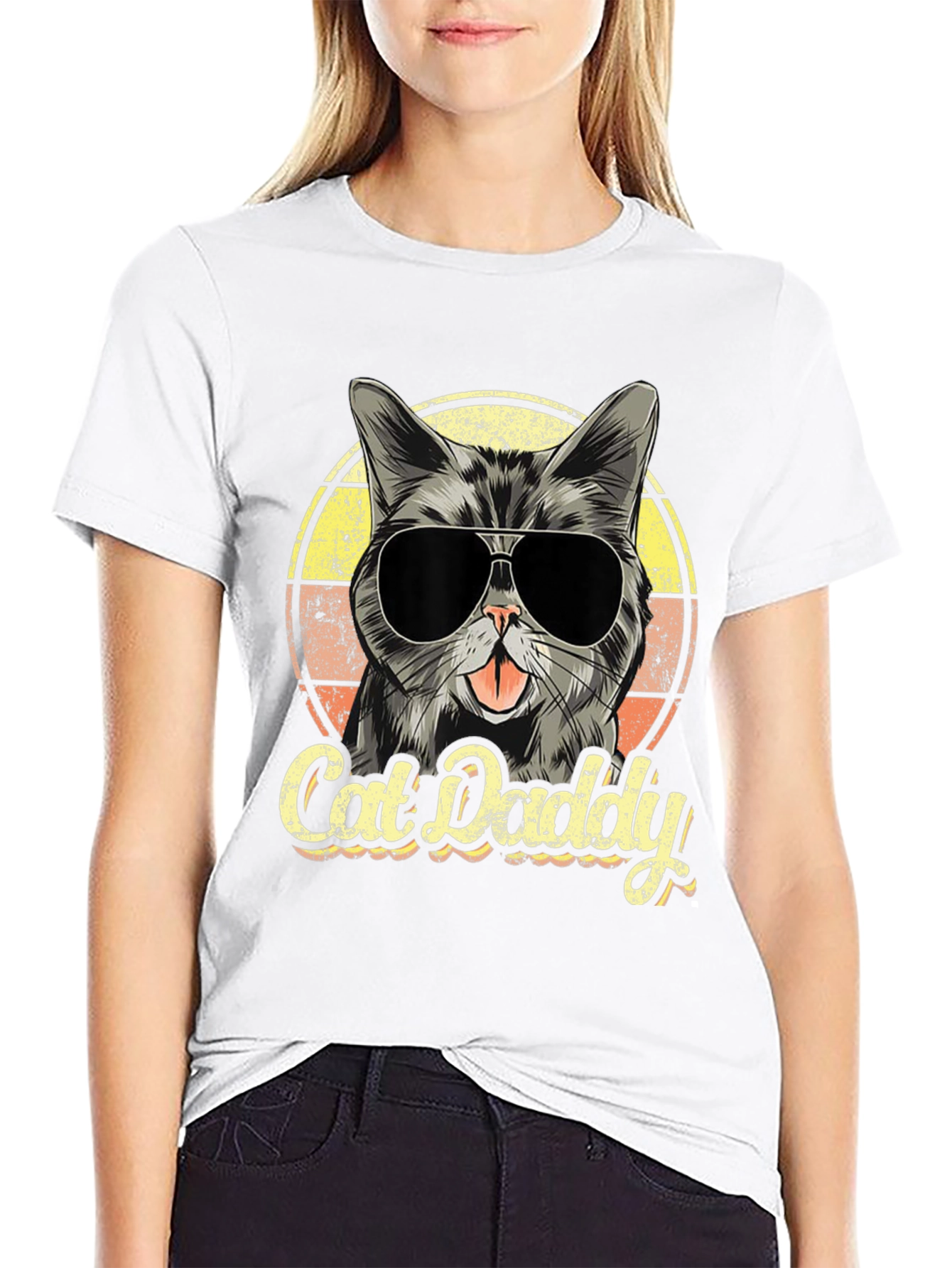 Cool Cat Daddy Graphic T-Shirt