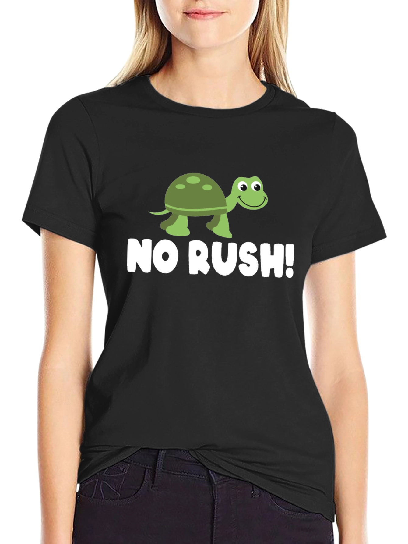 Funny Turtle No Rush T-Shirt