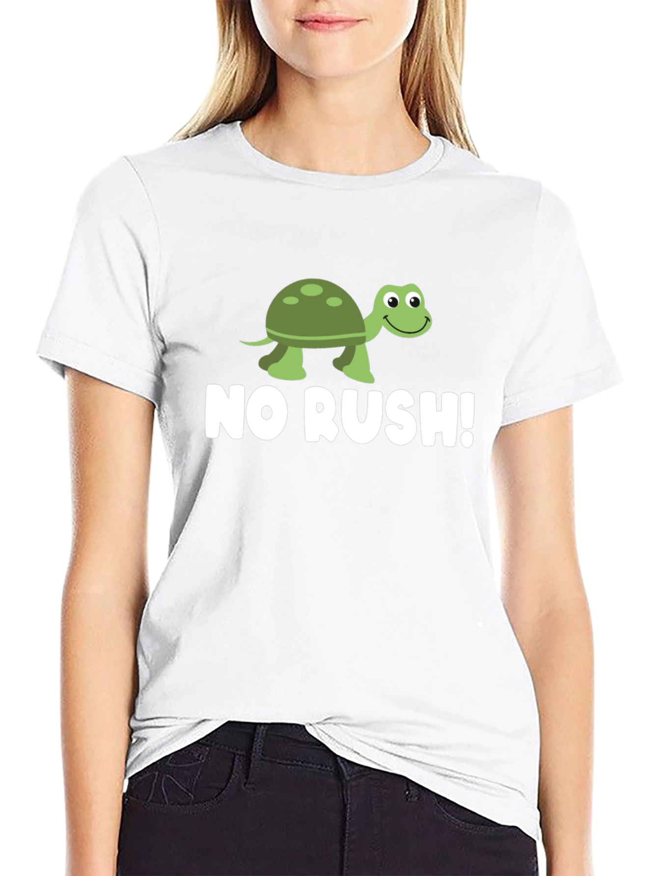 Funny Turtle No Rush T-Shirt