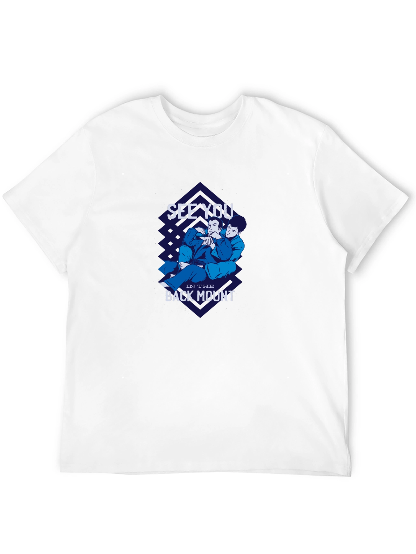 BJJ Back Mount Graphic Tee - Black
