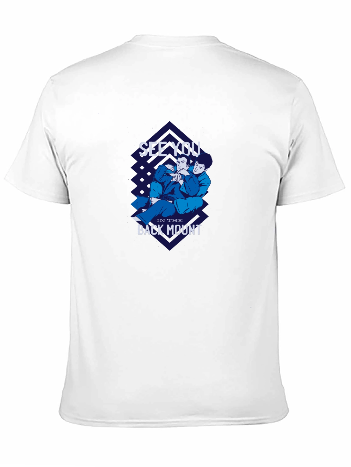 BJJ Back Mount Graphic Tee - Black