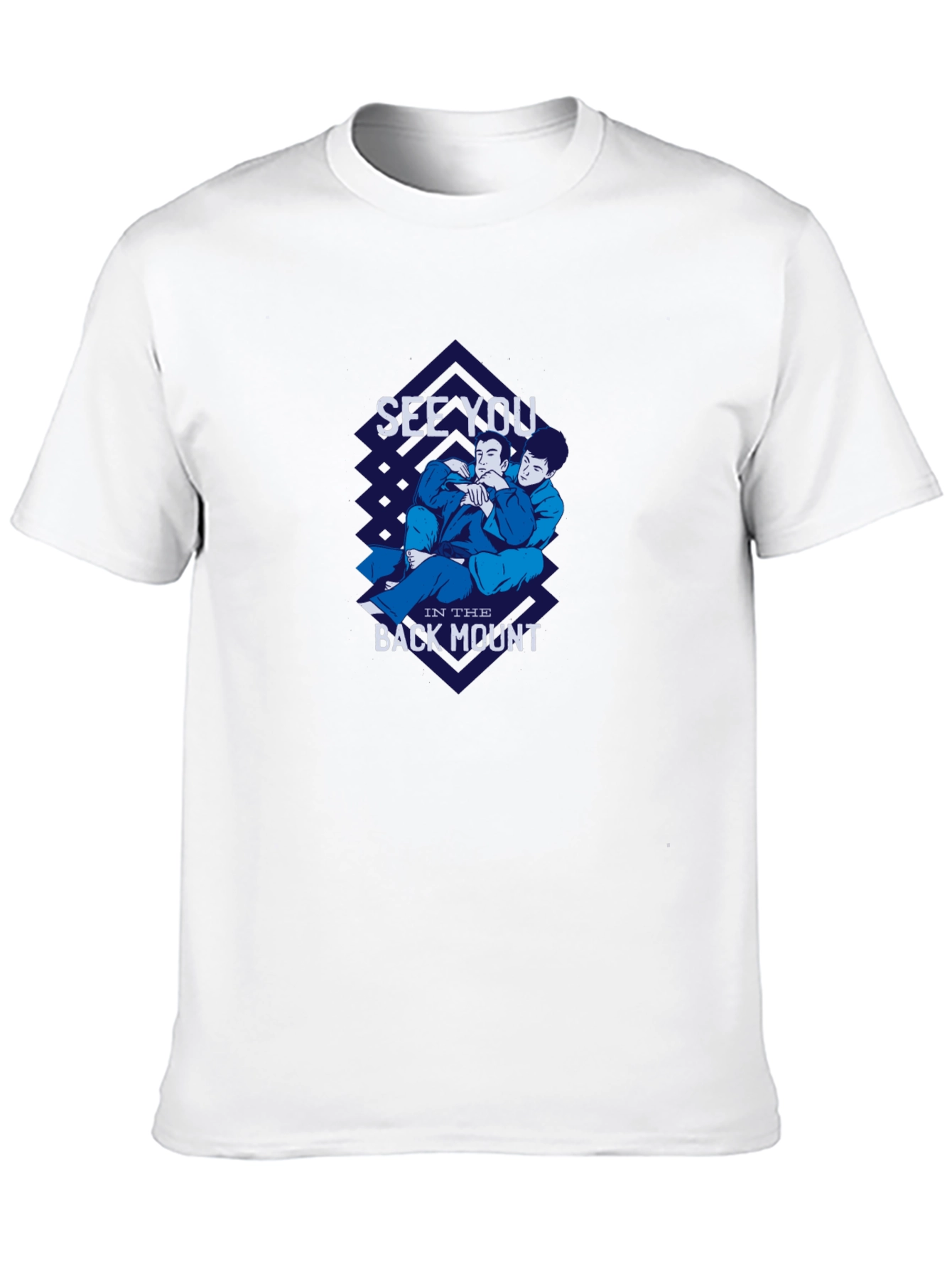 BJJ Back Mount Graphic Tee - Black