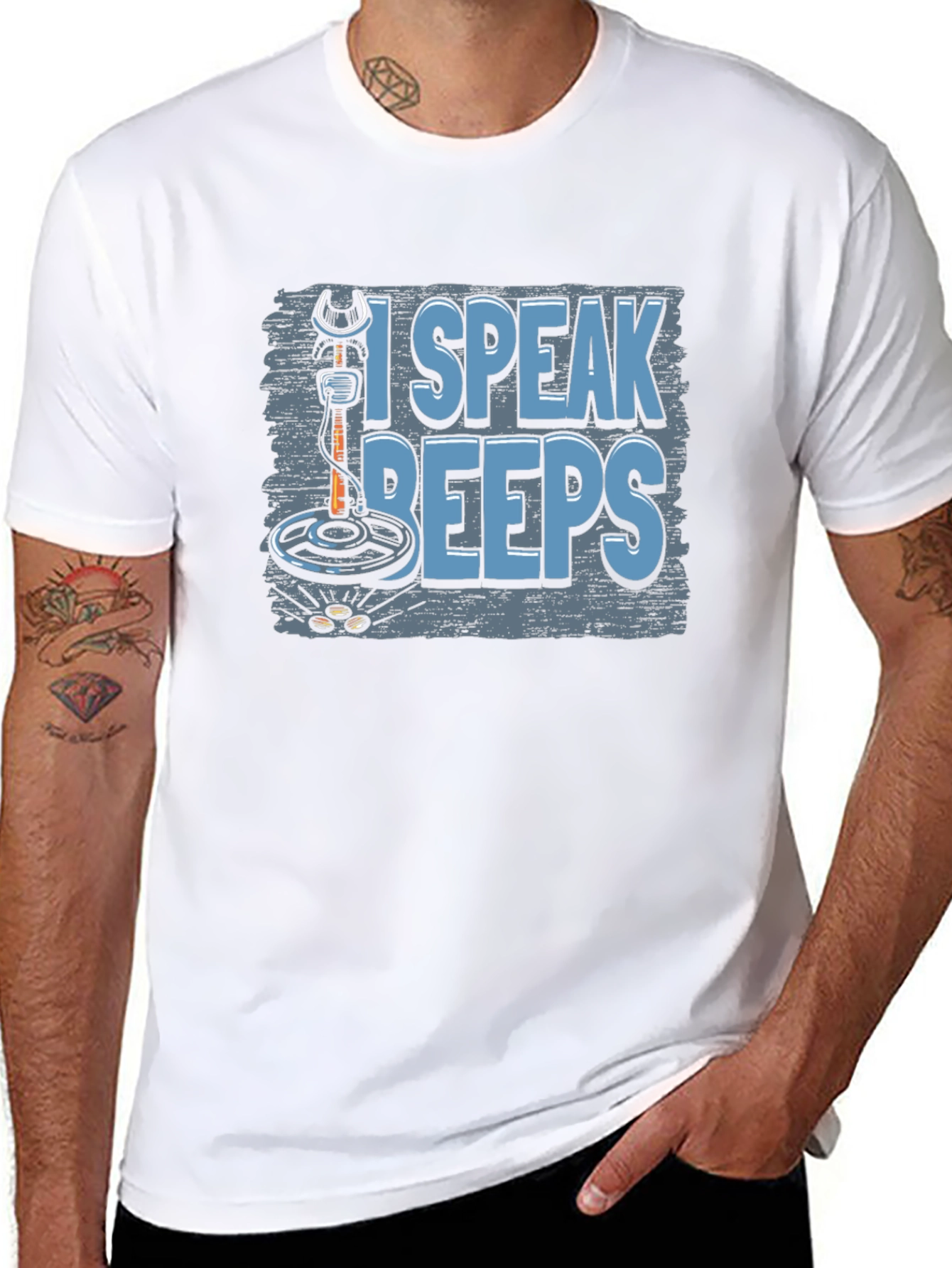 I Speak Beeps Metal Detecting T-Shirt