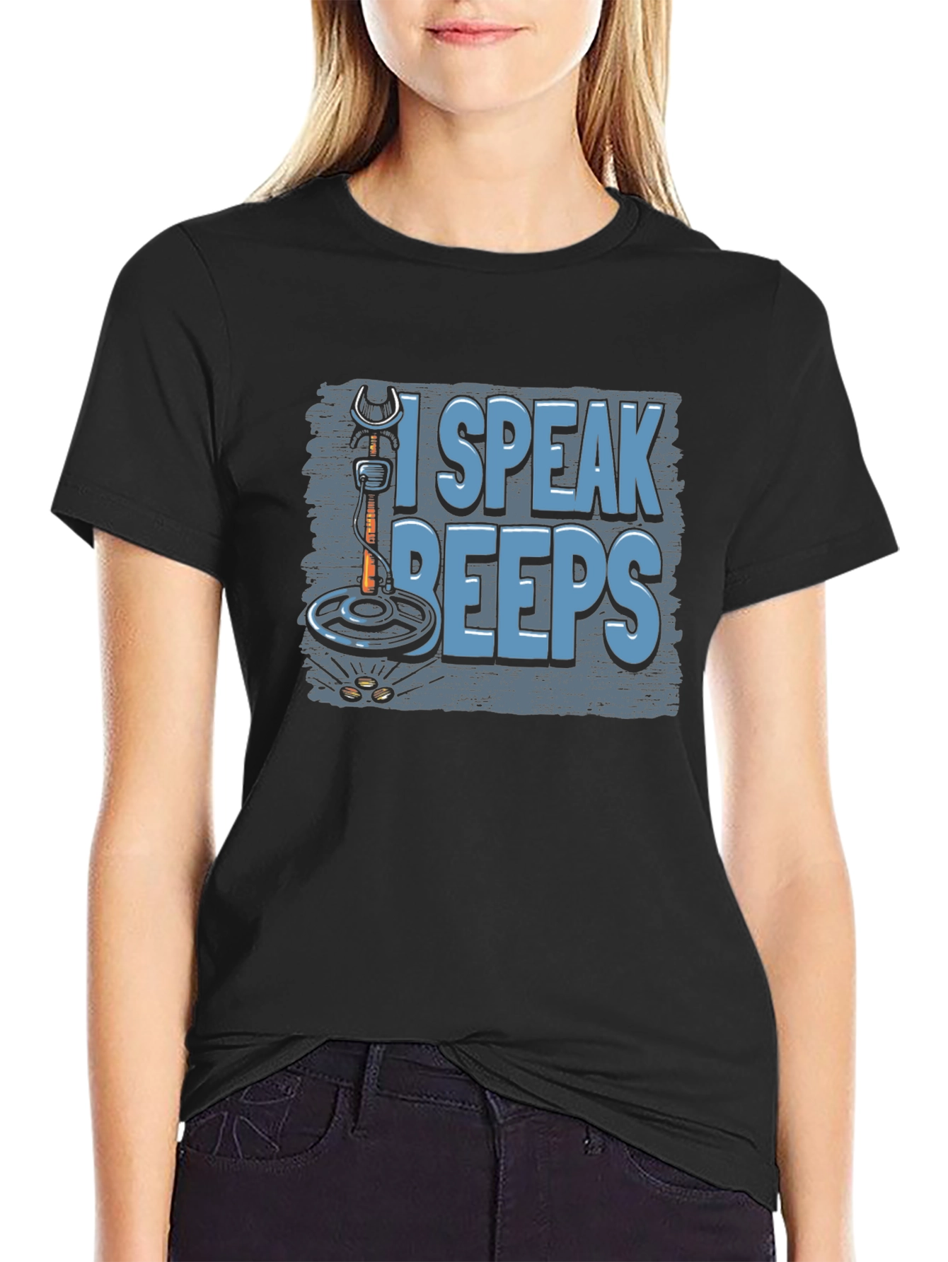 I Speak Beeps Metal Detecting T-Shirt