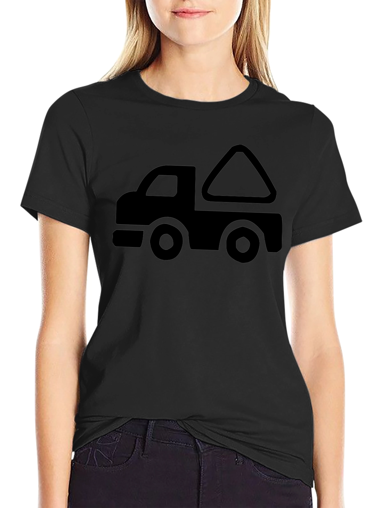 Black Truck Graphic Tee - Stylish Comfort