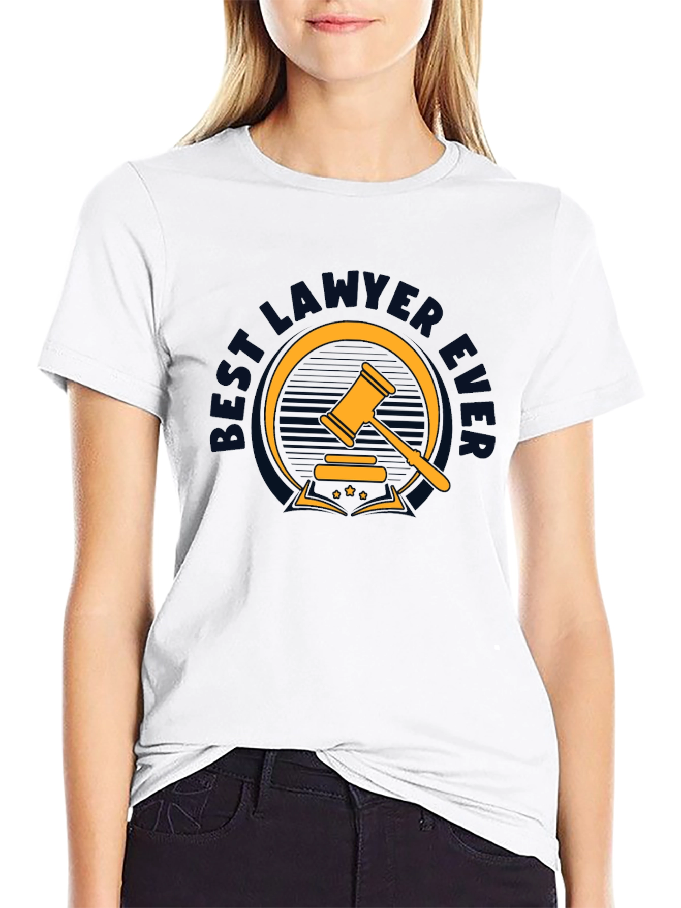 Best Lawyer Ever Graphic Tee - Black Cotton T-Shirt