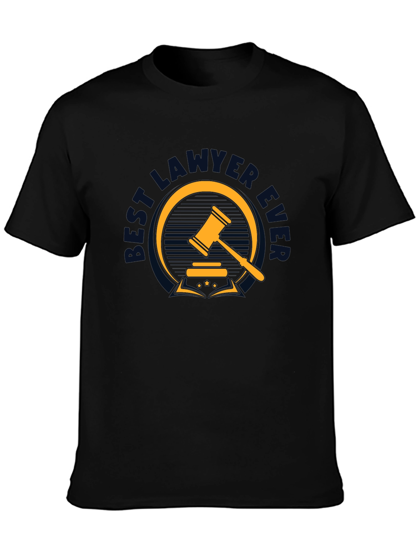 Best Lawyer Ever Graphic Tee - Black Cotton T-Shirt