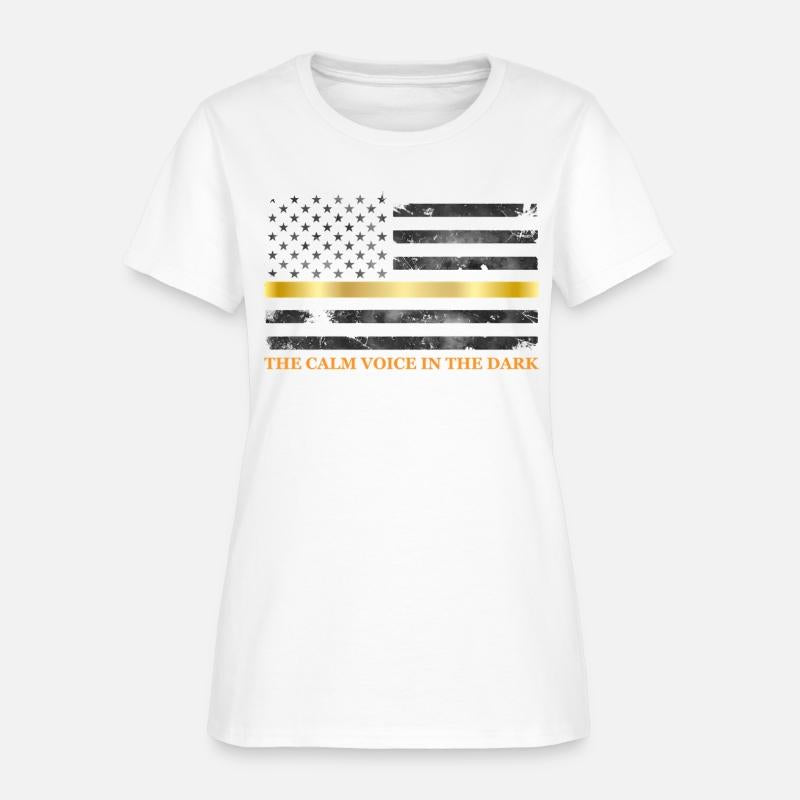 Dispatcher - Thin Yellow Gold Line 911 Emergency