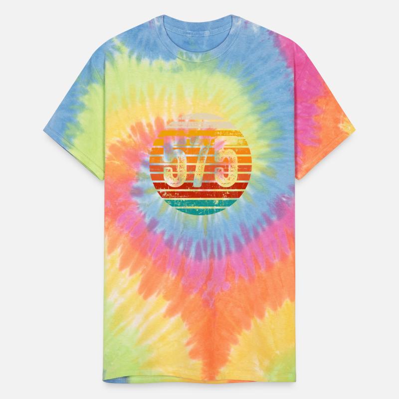 Distressed Vintage Sunset 575 Area Code