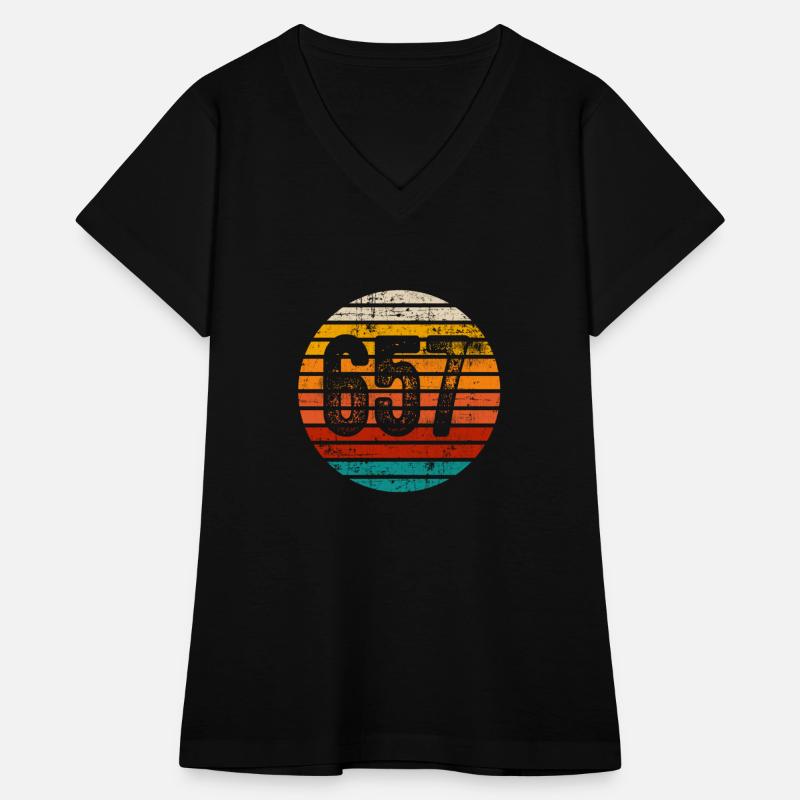 Distressed Vintage Sunset 657 Area Code