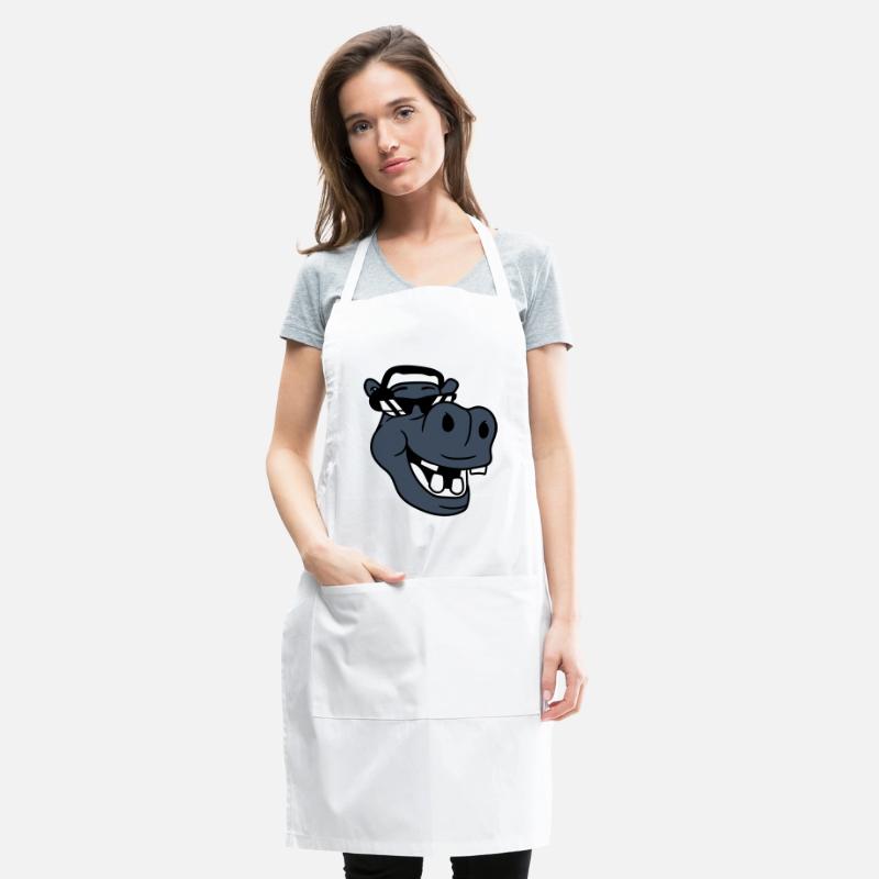 DJ Funny Laughing Hippo Sunglasses Music Face Fun