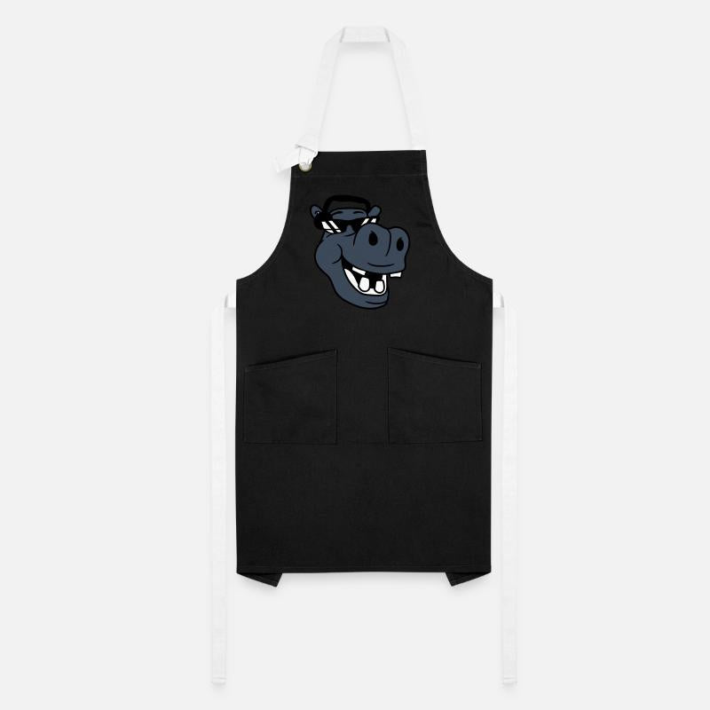 DJ Funny Laughing Hippo Sunglasses Music Face Fun