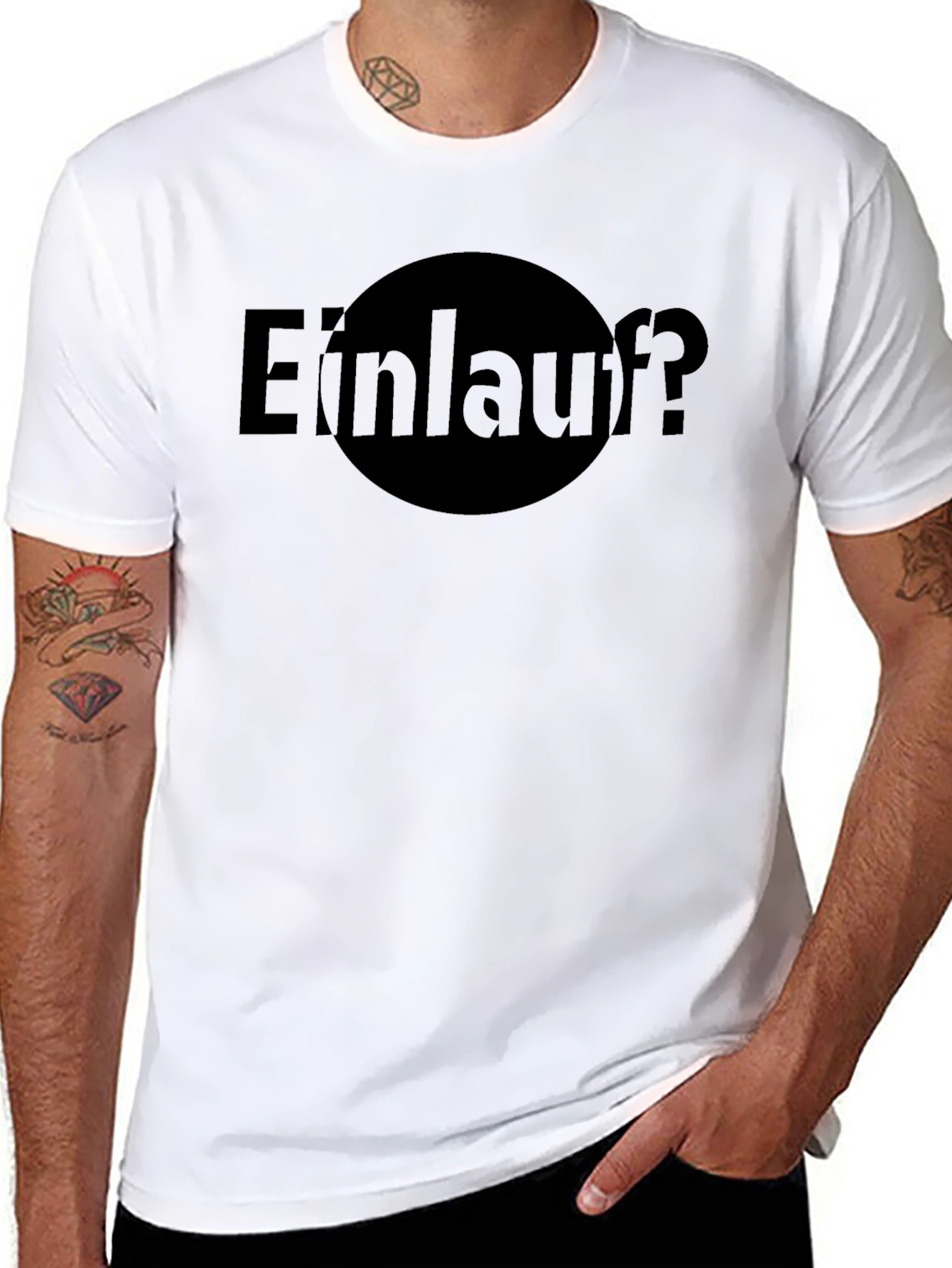 Einlauf? Black Graphic Tee - Unique & Comfy
