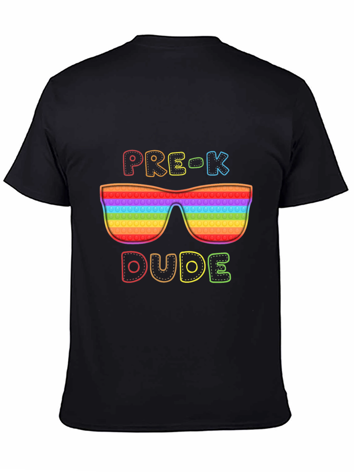 Pre-K Dude Pop It Sunglasses T-Shirt