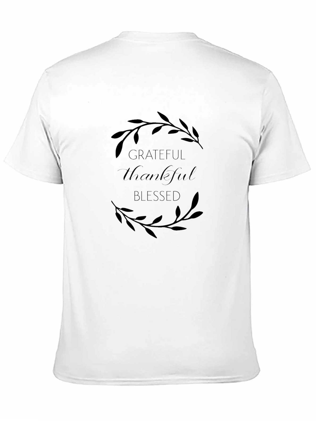 Grateful Thankful Blessed Graphic T-Shirt