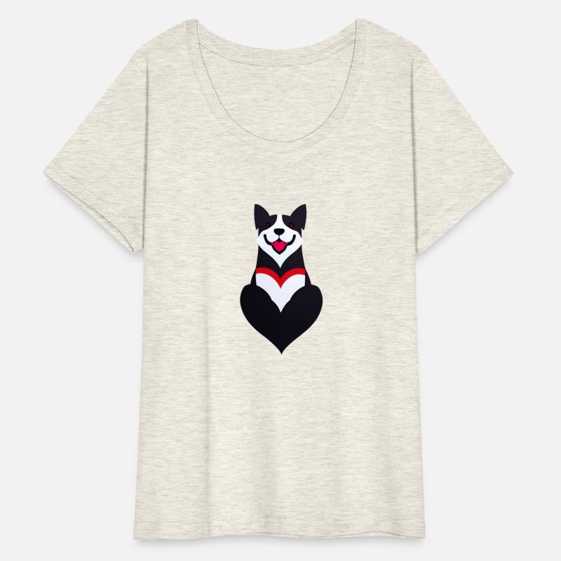 Dog and heart