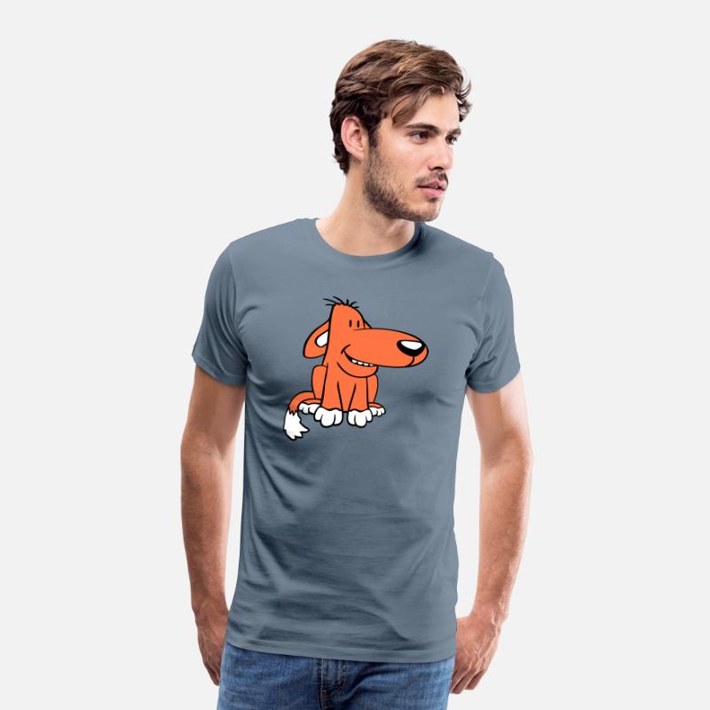 Dog Sitting Cute Funny Happy Comic Pet Fun Cartoon