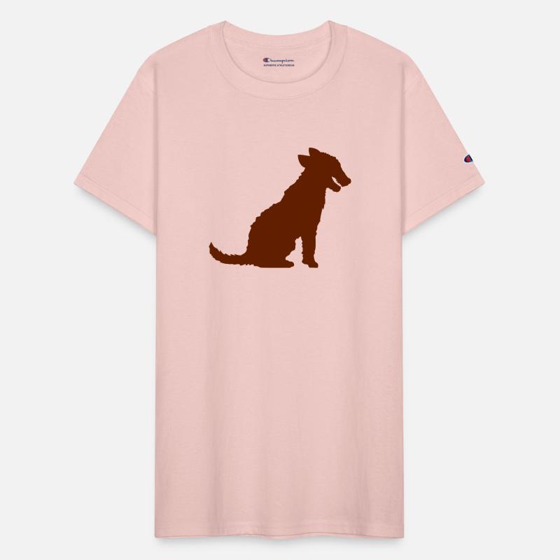 Dog Sitting Silhouette Tongue Sticking Out Outline