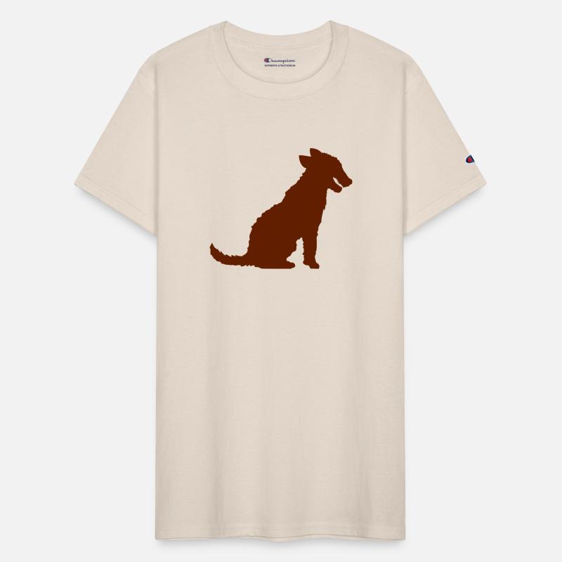 Dog Sitting Silhouette Tongue Sticking Out Outline