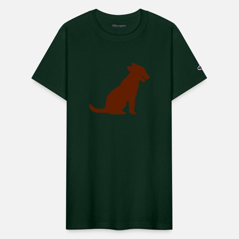 Dog Sitting Silhouette Tongue Sticking Out Outline