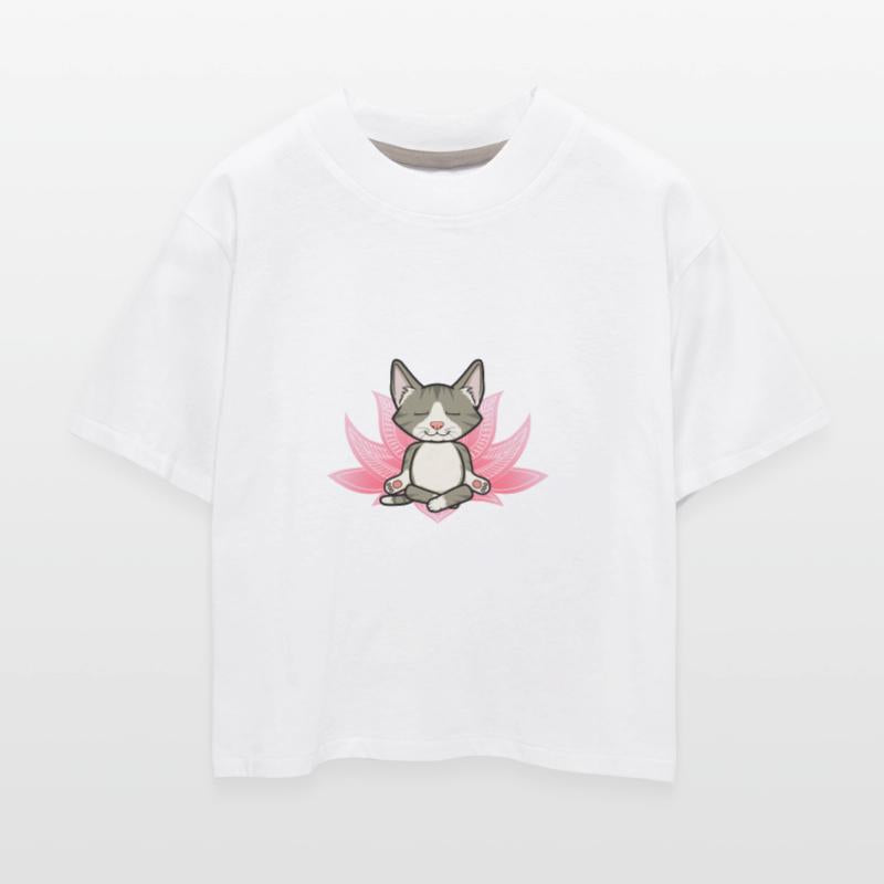 DONT HATE MEDITATE CAT YOGA DESIGN