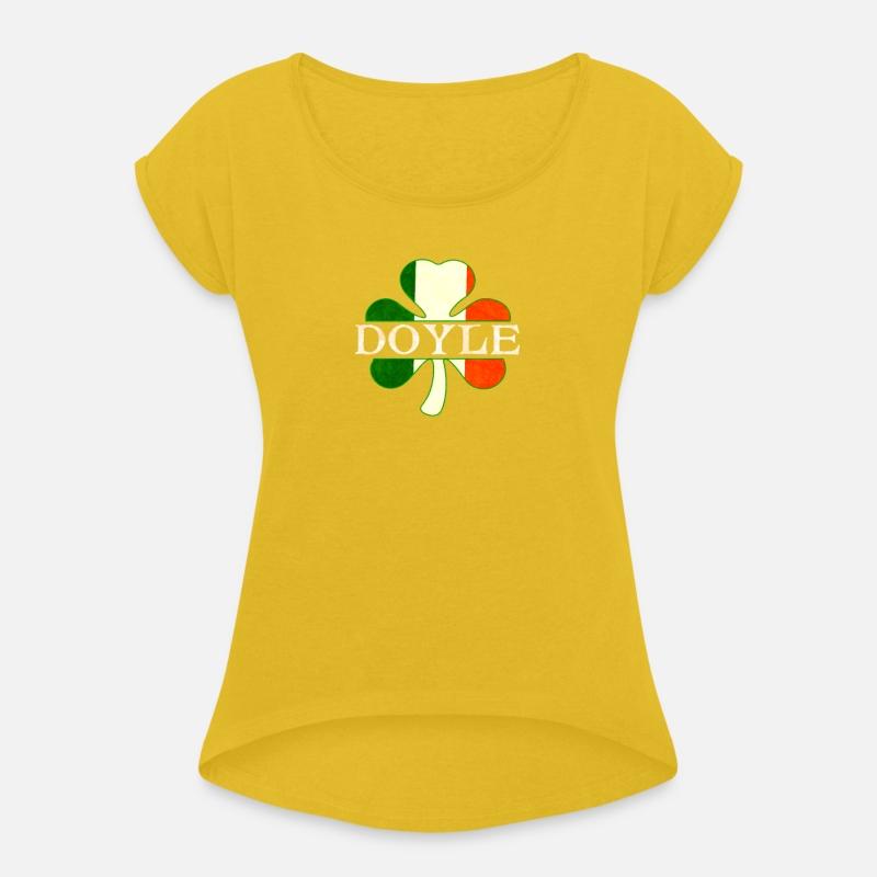 Doyle Irish Surname Ireland Flag Shamrock