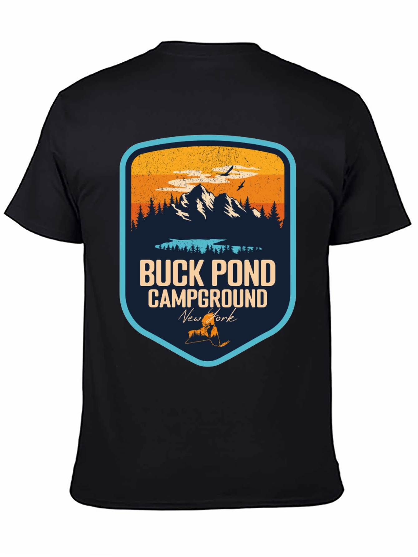 Buck Pond Campground T-Shirt - New York Souvenir