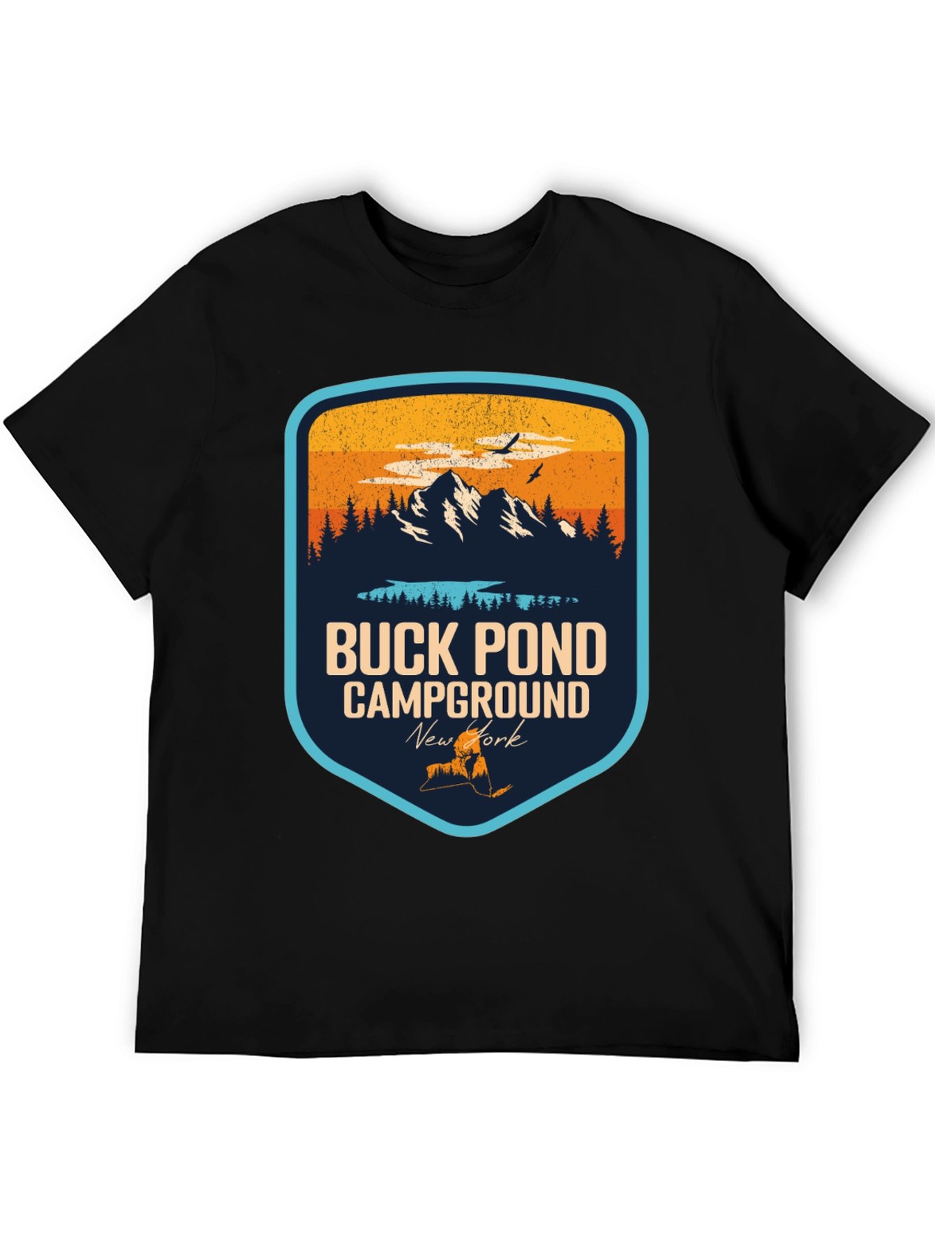Buck Pond Campground T-Shirt - New York Souvenir