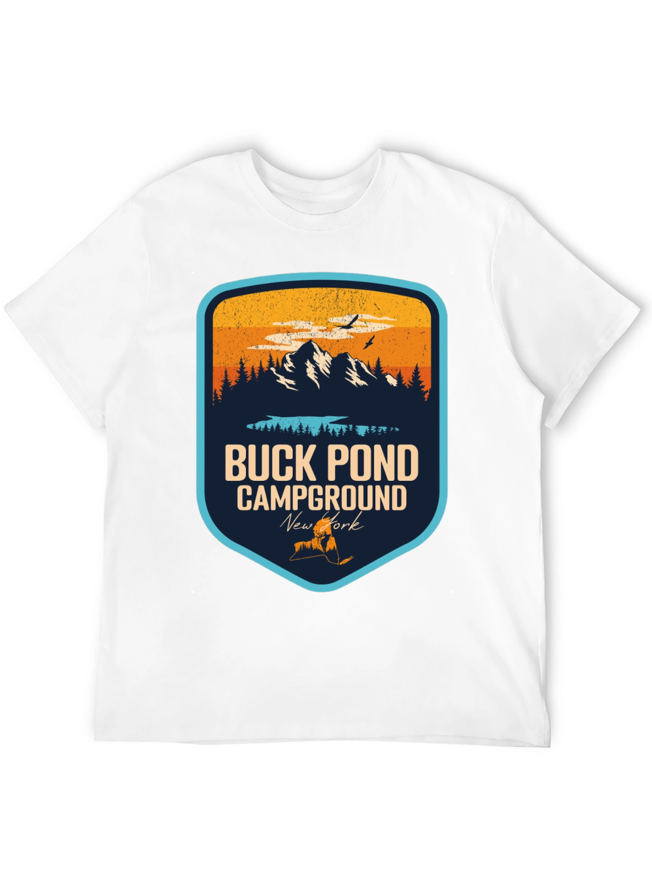 Buck Pond Campground T-Shirt - New York Souvenir