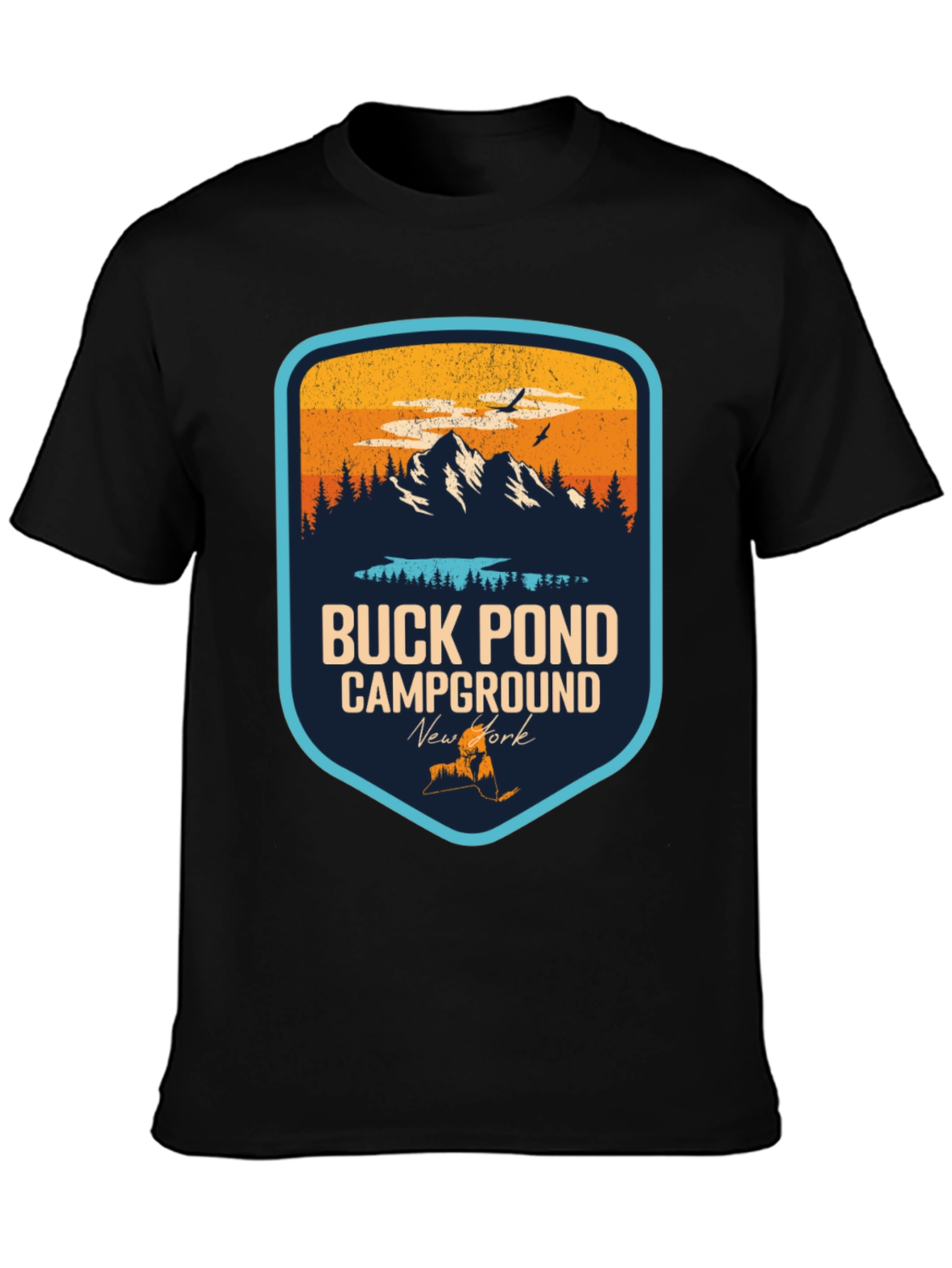 Buck Pond Campground T-Shirt - New York Souvenir