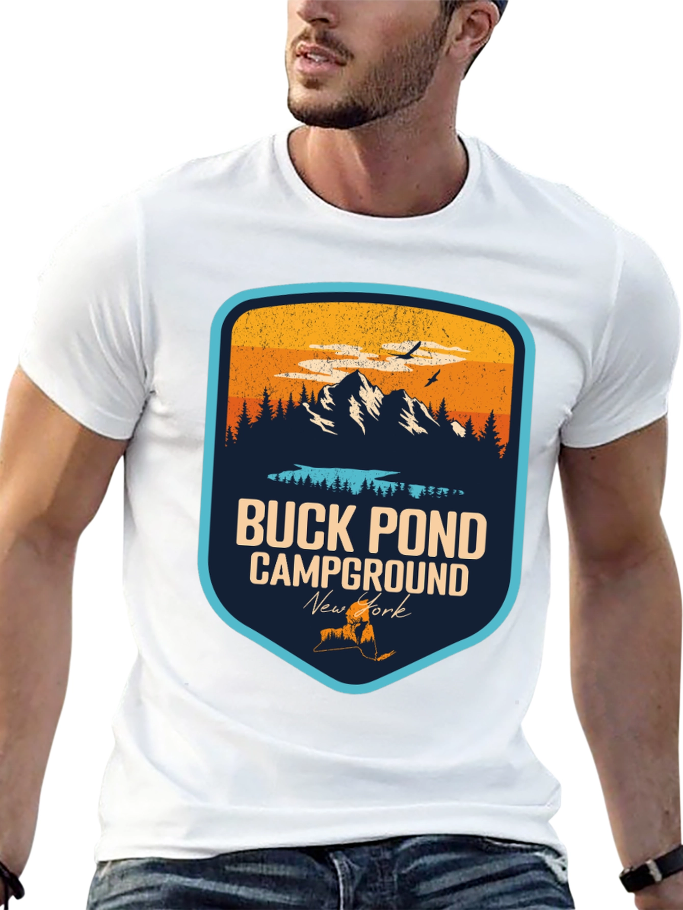 Buck Pond Campground T-Shirt - New York Souvenir