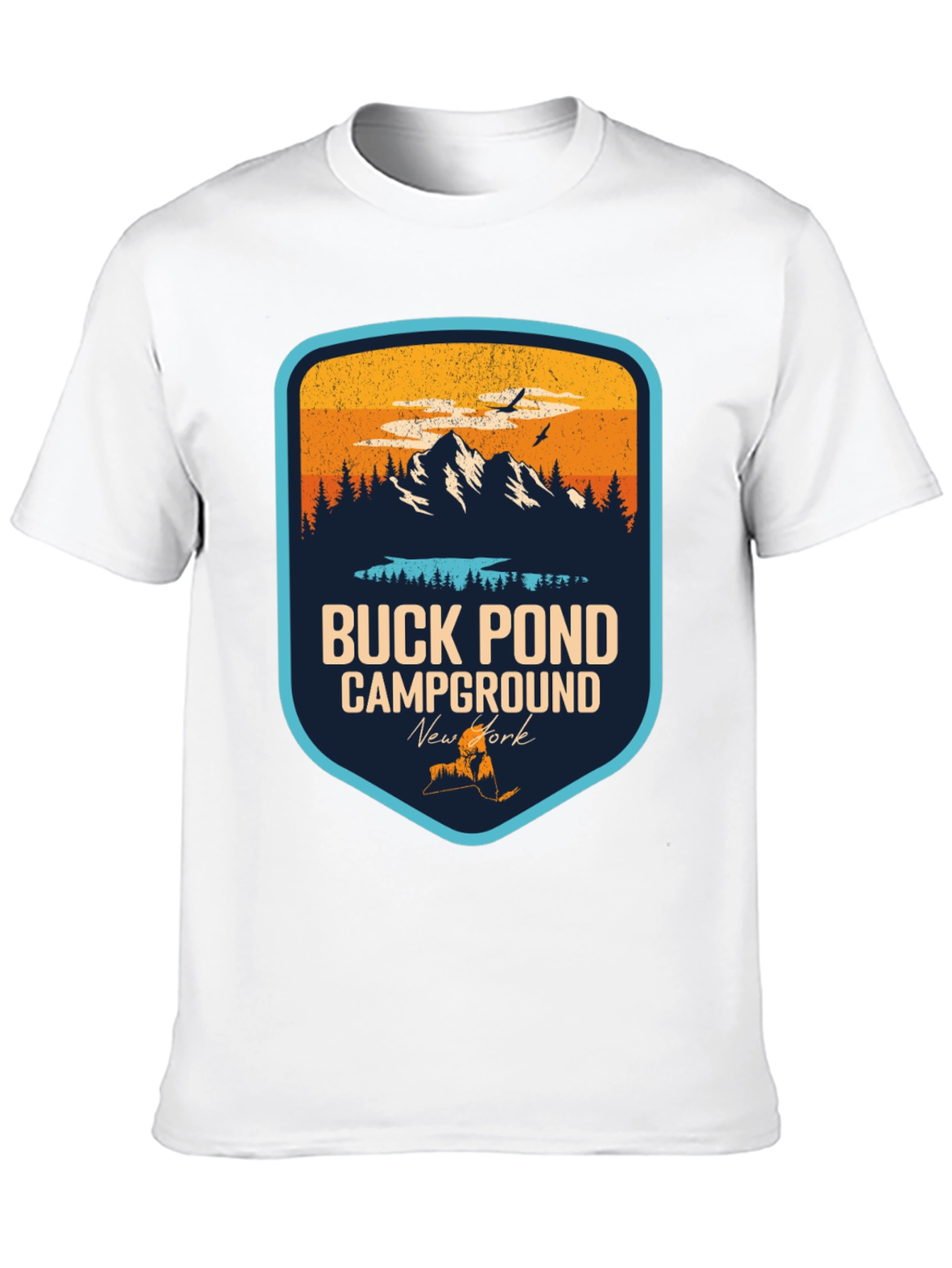 Buck Pond Campground T-Shirt - New York Souvenir