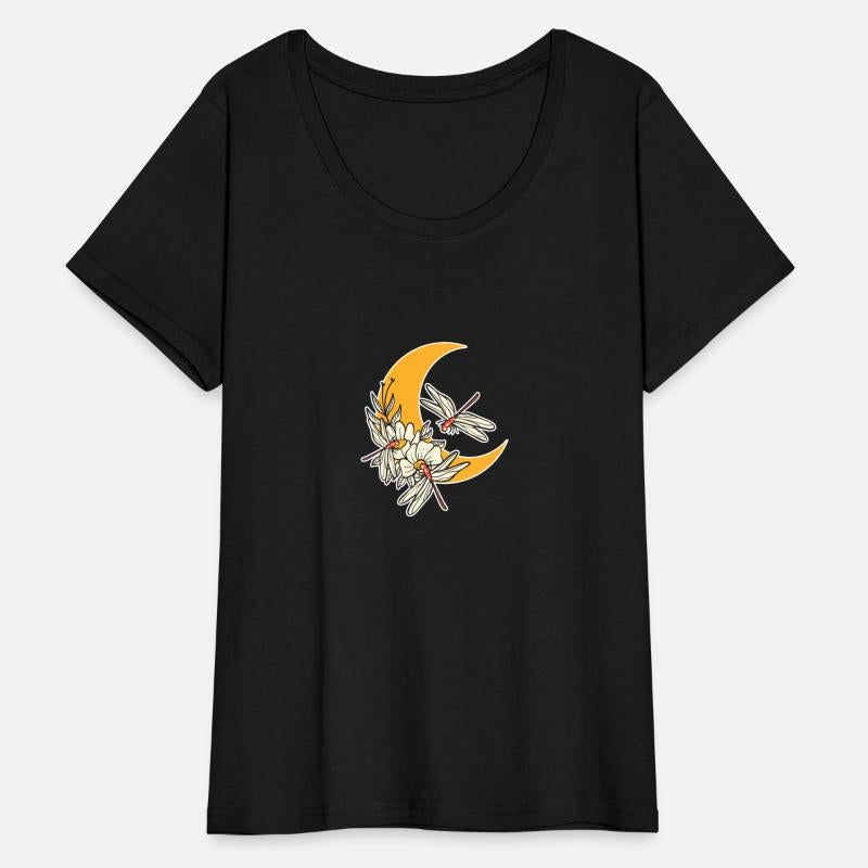 Dragonfly Moon Flower Nature Person Gift