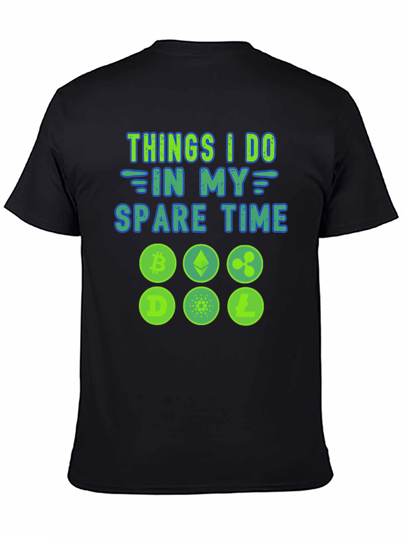 Crypto Spare Time Graphic Tee